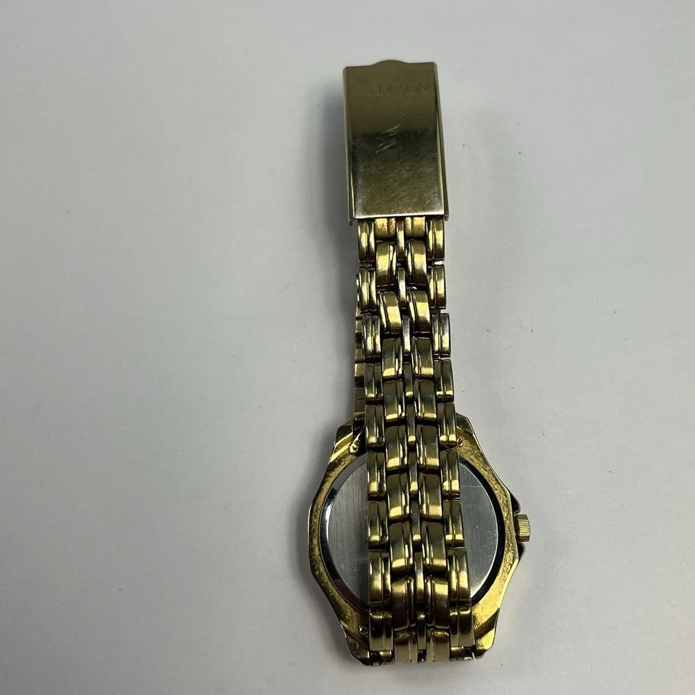 Citizen Women's Quartz Watch WR 100M Gold Tone 6010-K07980 (Needs Battery)